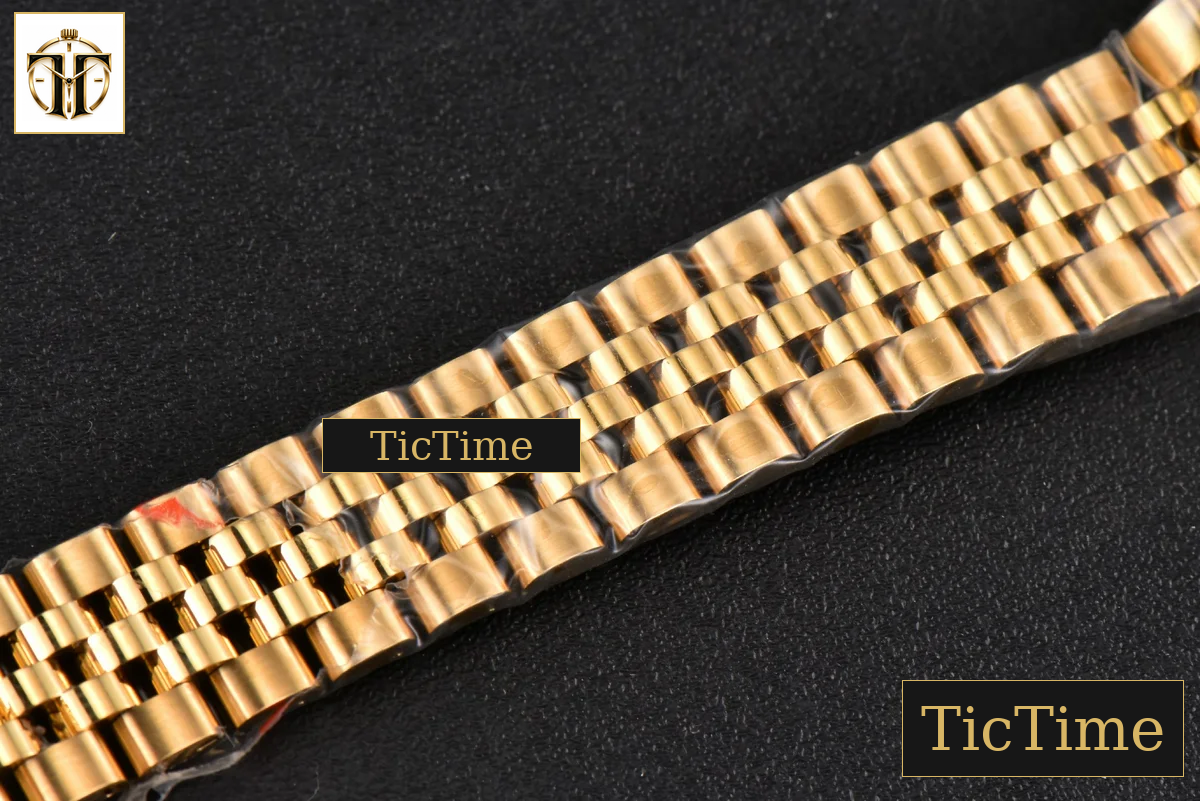 DateJust Ladies 28mm WF YG Gold Dial Roma Marker Jubilee Bracelet A2236 — foto 26