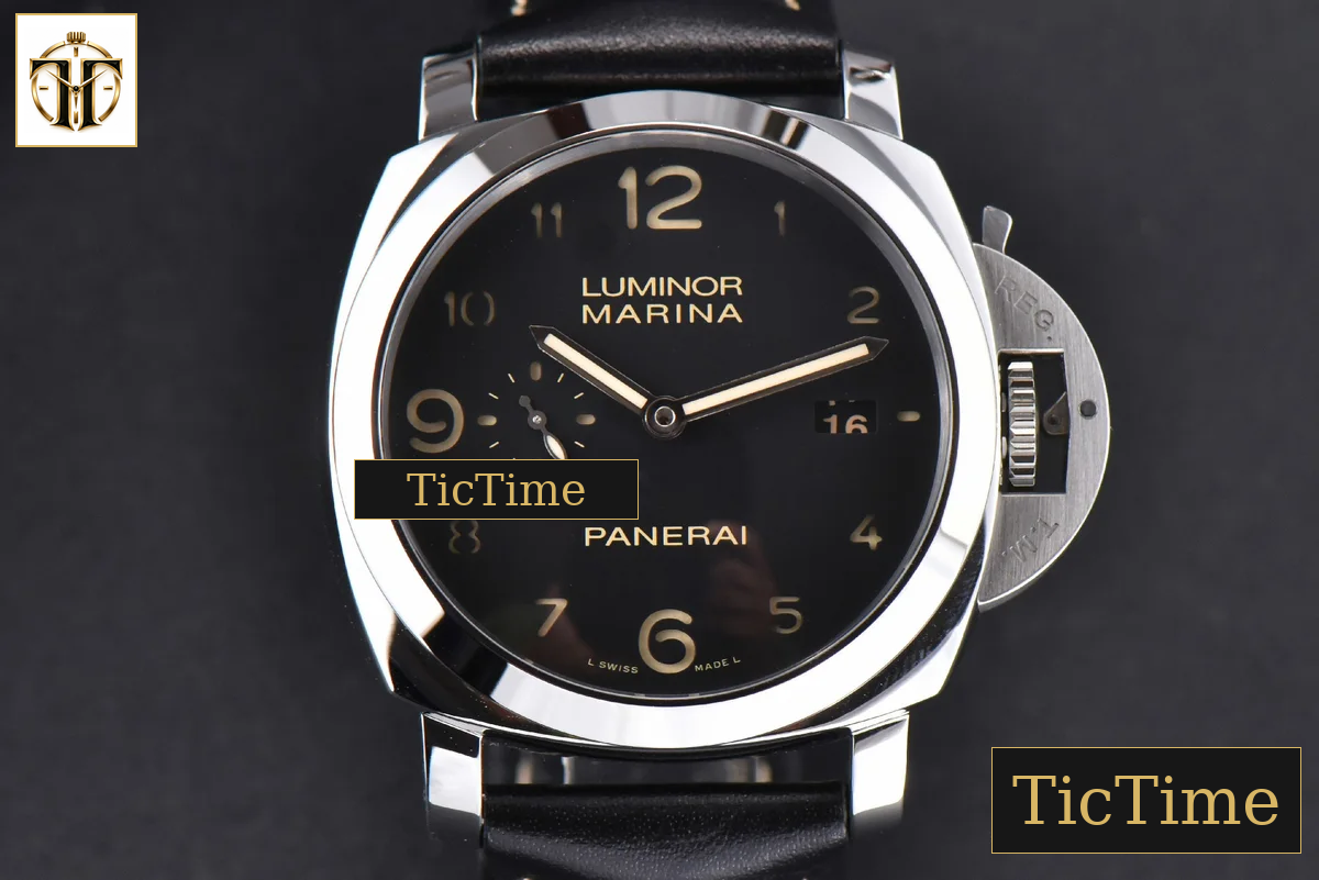 Luminor 1950 PAM320 44mm VSF Black Dial Leather Strap P9000 — foto 2