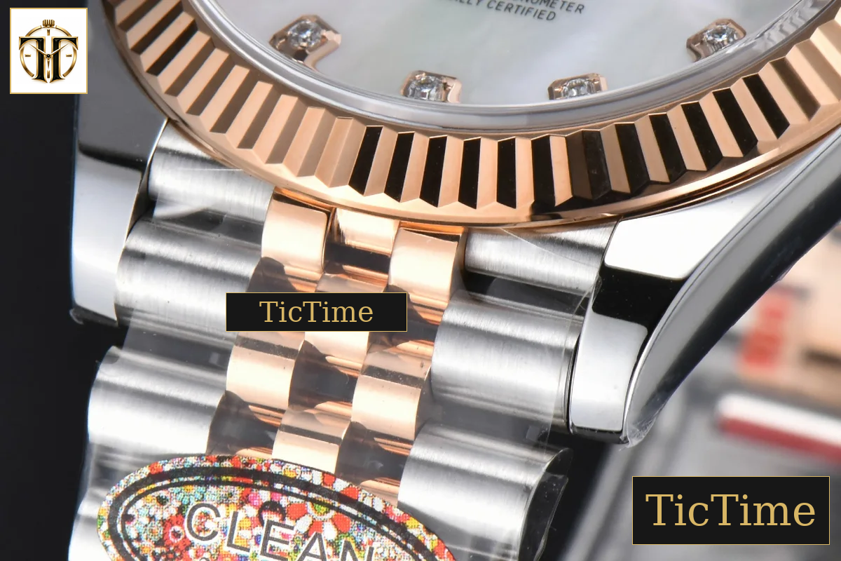 DateJust 126331 41mm Clean Factory RG/SS MOP Dial Jubilee Bracelet VR3235 — foto 10