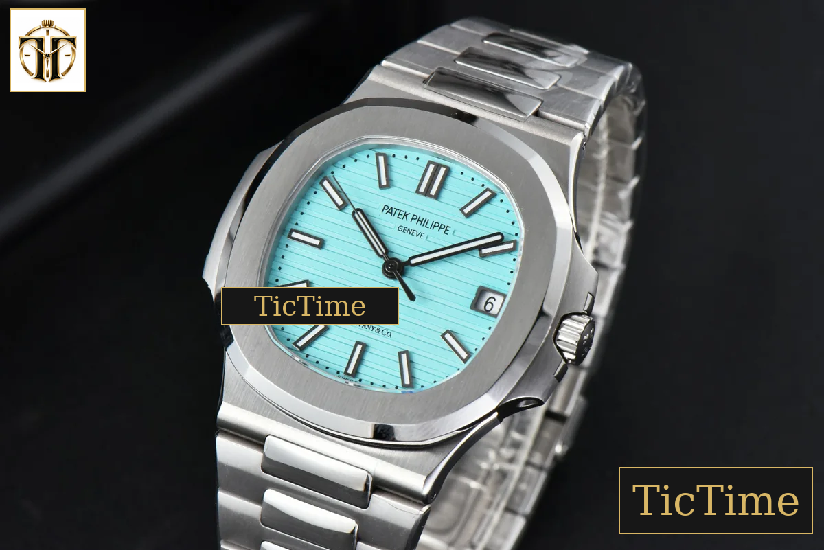 Nautilus 5711 40mm 3KF Tiffany Blue Dial SS Bracelet V3 A324CS — foto 4