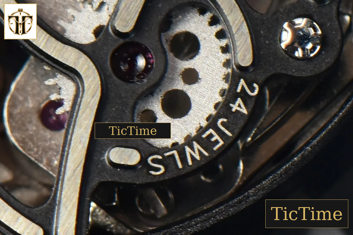 Bubba Watson RM055 42.7mm ZF Black NTPT White Skeleton Dial Blue Rubber Strap V6 NH05 — foto 22