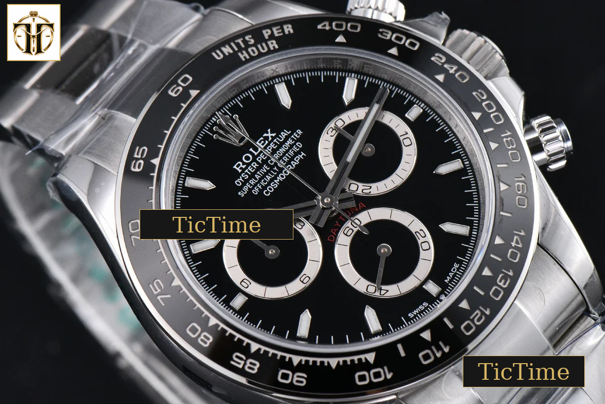 Daytona UFO 904L 126500 40mm UF Black Dial SS Braclet UF4131 — foto 13