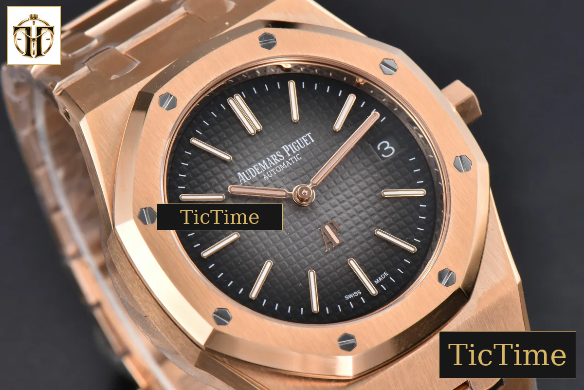 Royal Oak 16202 39mm ZF RG “50th Anniversary” Gray Textured Dial RG Bracelet A7121 — foto 13