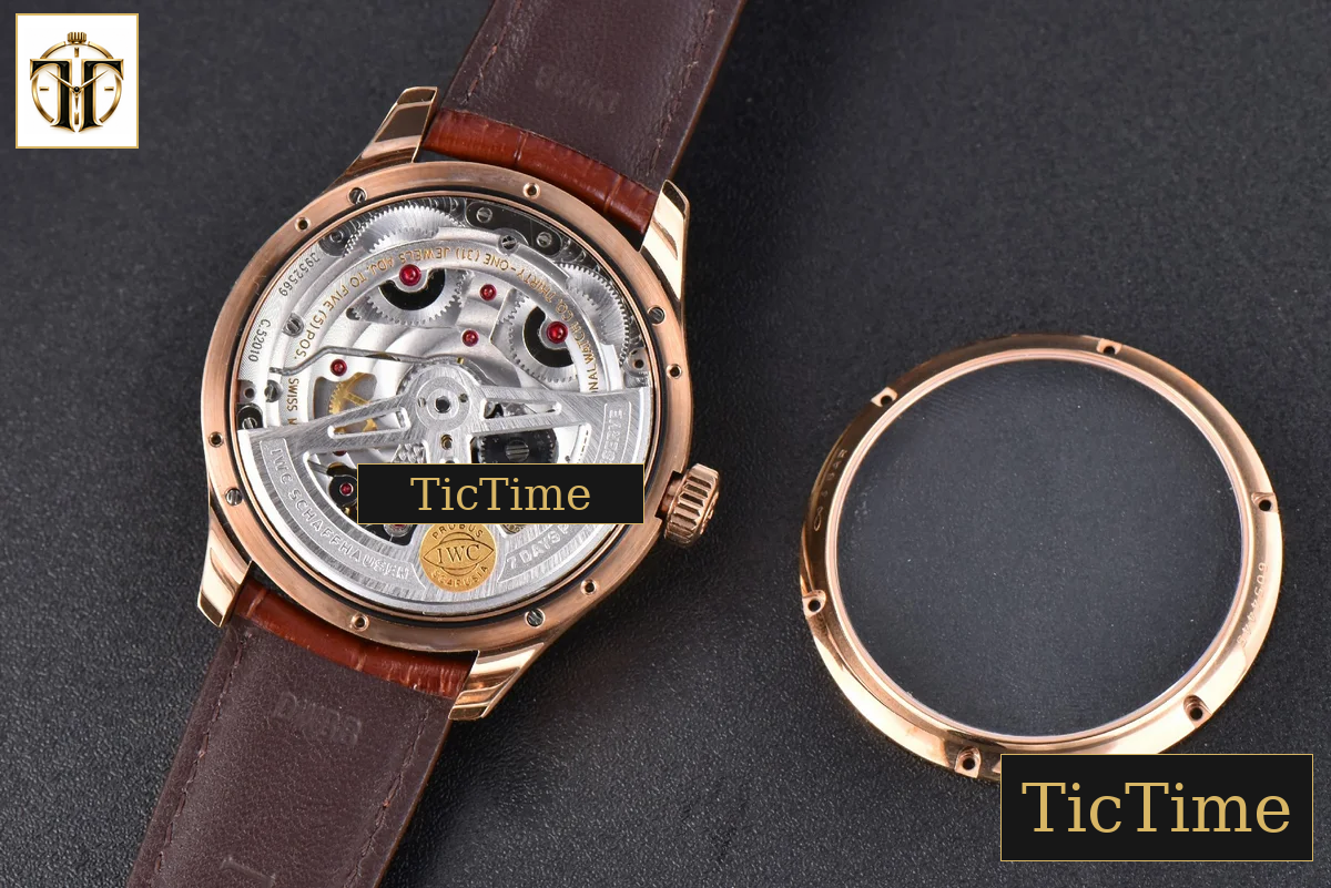 Portuguese PR Annual Calendar IW503504 44mm ZF RG White Dial Brown Leather Strap A5280 — foto 18