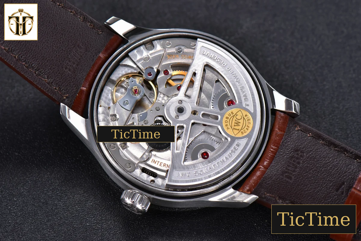 Portuguese PR IW500106 42mm ZF Gray Dial Brown Leather Strap A51011 — foto 17