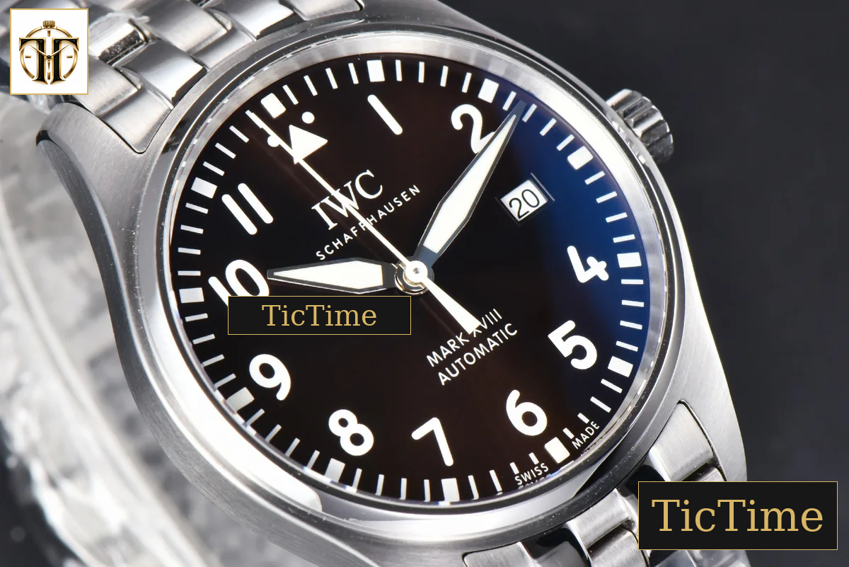 Mark XVIII IWC327013 40mm V7F Brown Dial SS Bracelet A2892 — foto 12