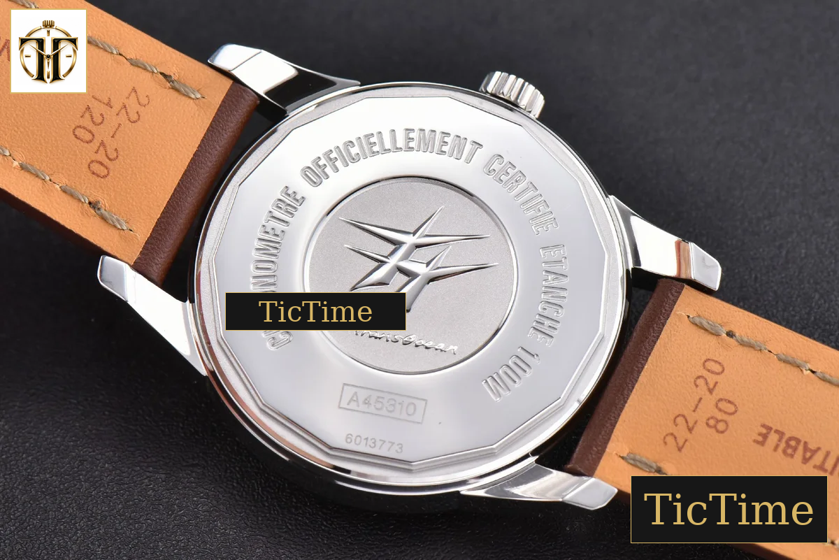 Transocean Day & Date 43mm V7F Silver Dial Brown Leather Strap CA145 — foto 23