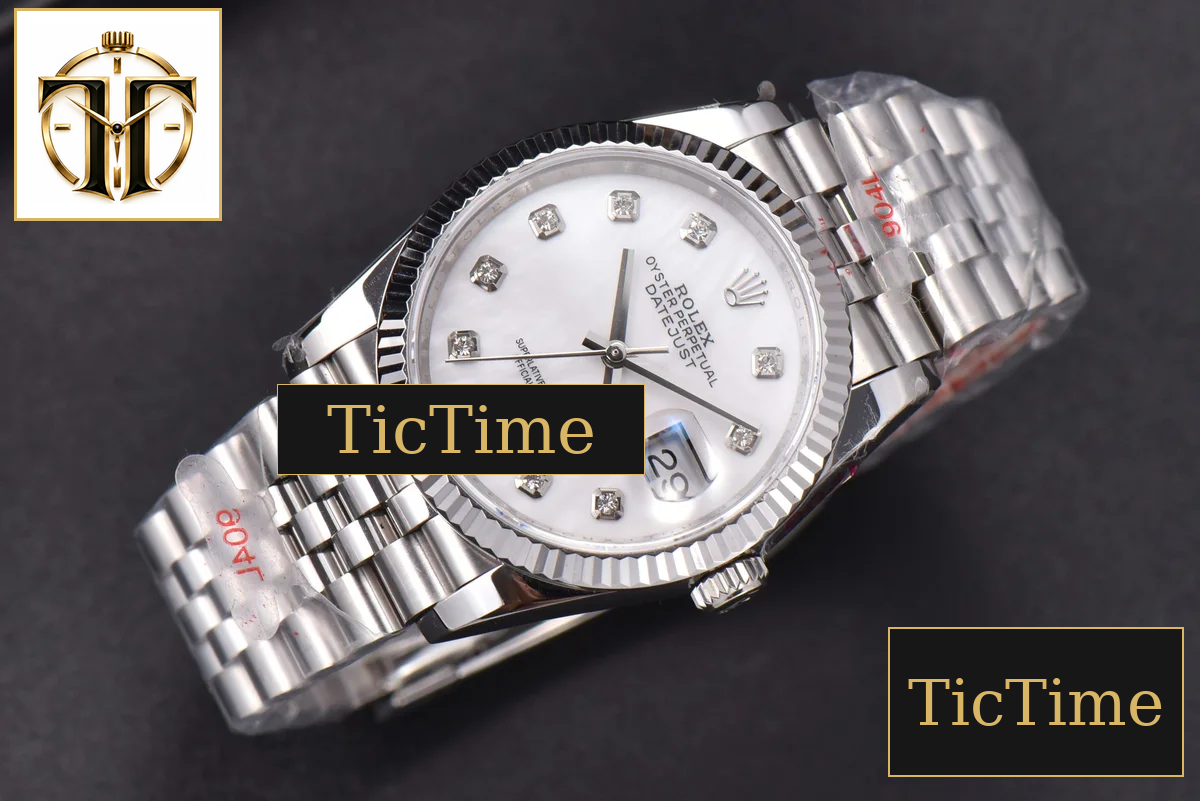 DateJust 36mm GMF SS MOP Dial Diamond Marker Jubilee Bracelet VR3235 — foto 4