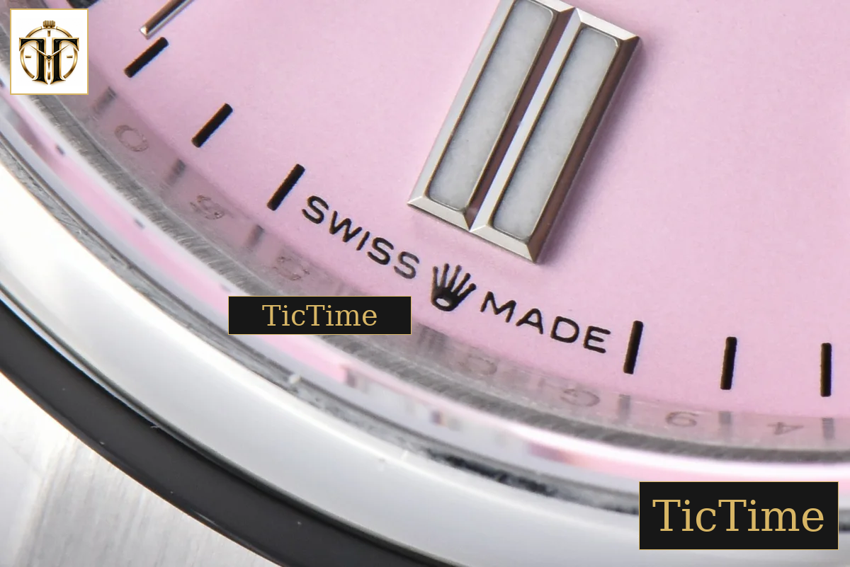 Oyster Perpetual 904L 126000 36mm GMF Pink Dial SS Bracelet VR3230 — foto 8
