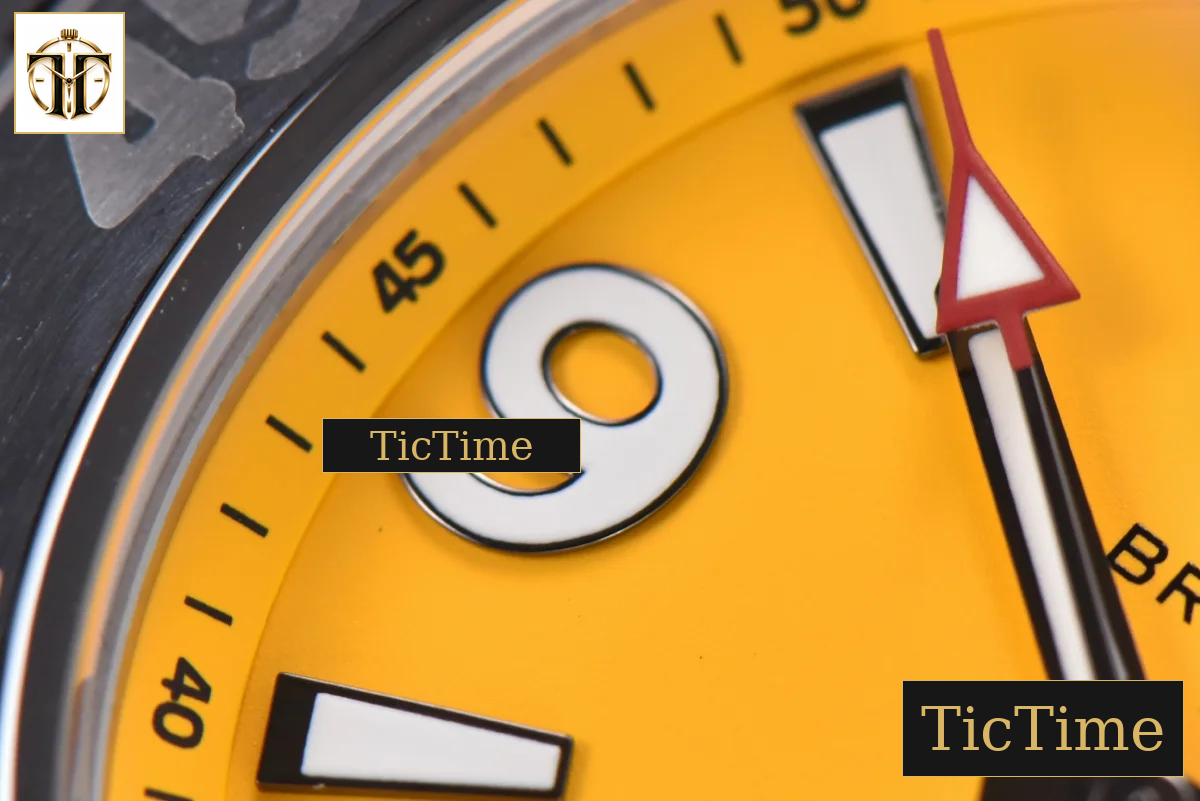 Superocean Automatic 44mm TF Yellow Dial Black Rubber Strap A2824 — foto 6