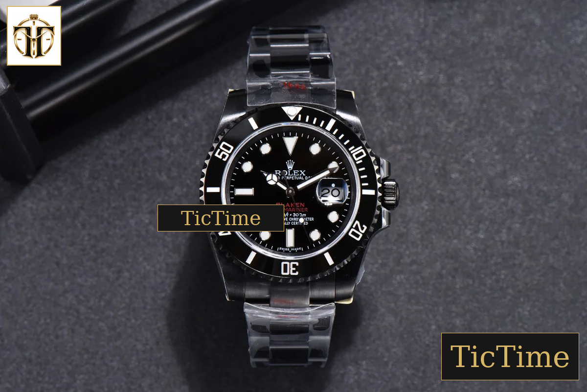 Blaken Submariner LN 116610 IPKF Black Hand PVD Bracelet A2836 — foto 3
