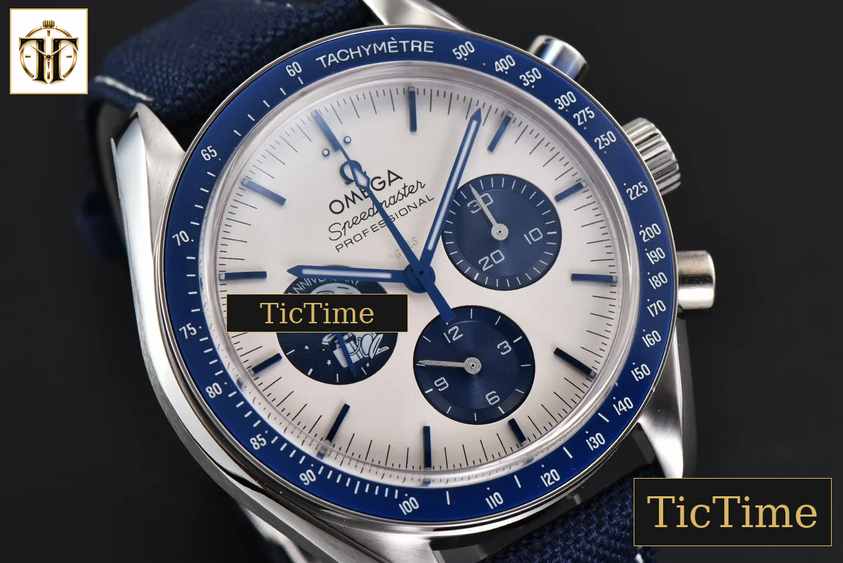 Speedmaster Professional ‘Snoopy’ 50th Anniversary Nylon Strap (Mod) 42mm GSF A7750 — foto 12
