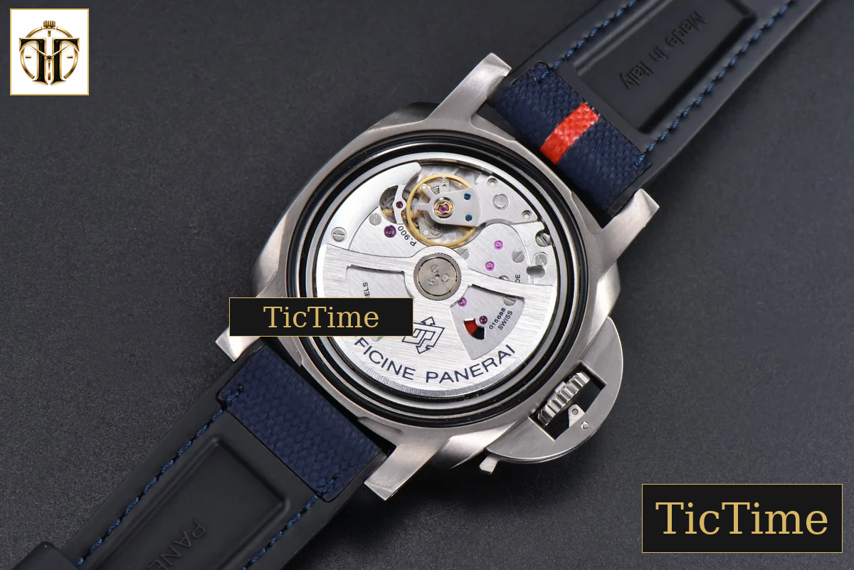 Submersible GMT Luna Rossa Ti PAM1507 42mm VSF Blue Dial Gummy Strap P900 — foto 21