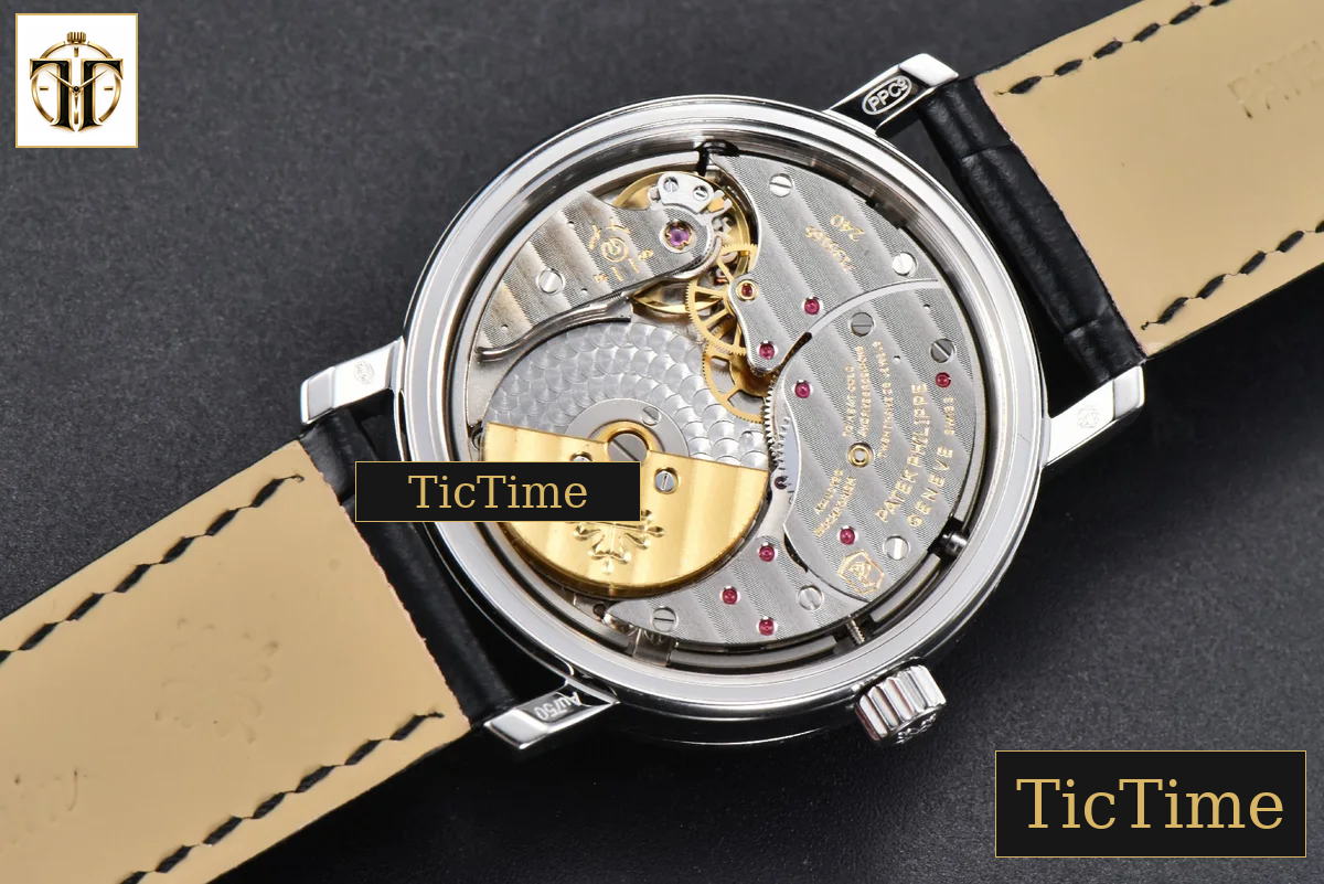 Calatrava 50th Anniversary 5057G 36.5mm IWF Gray Dial Leather Strap — foto 28