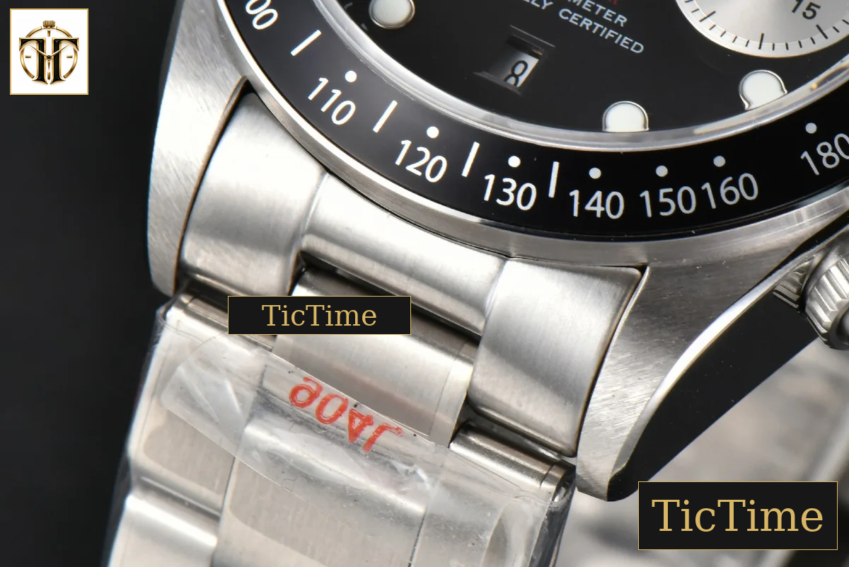 Black Bay Chrono 41mm TWSF Black Dial SS Bracelet A7750 — foto 10