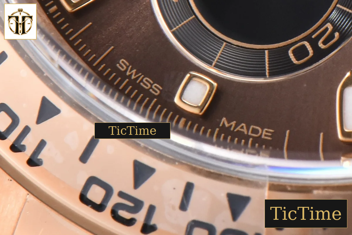 Daytona 116505 40mm Clean Factory RG Brown Dial Black Subdials RG Bracelet A4130 — foto 9