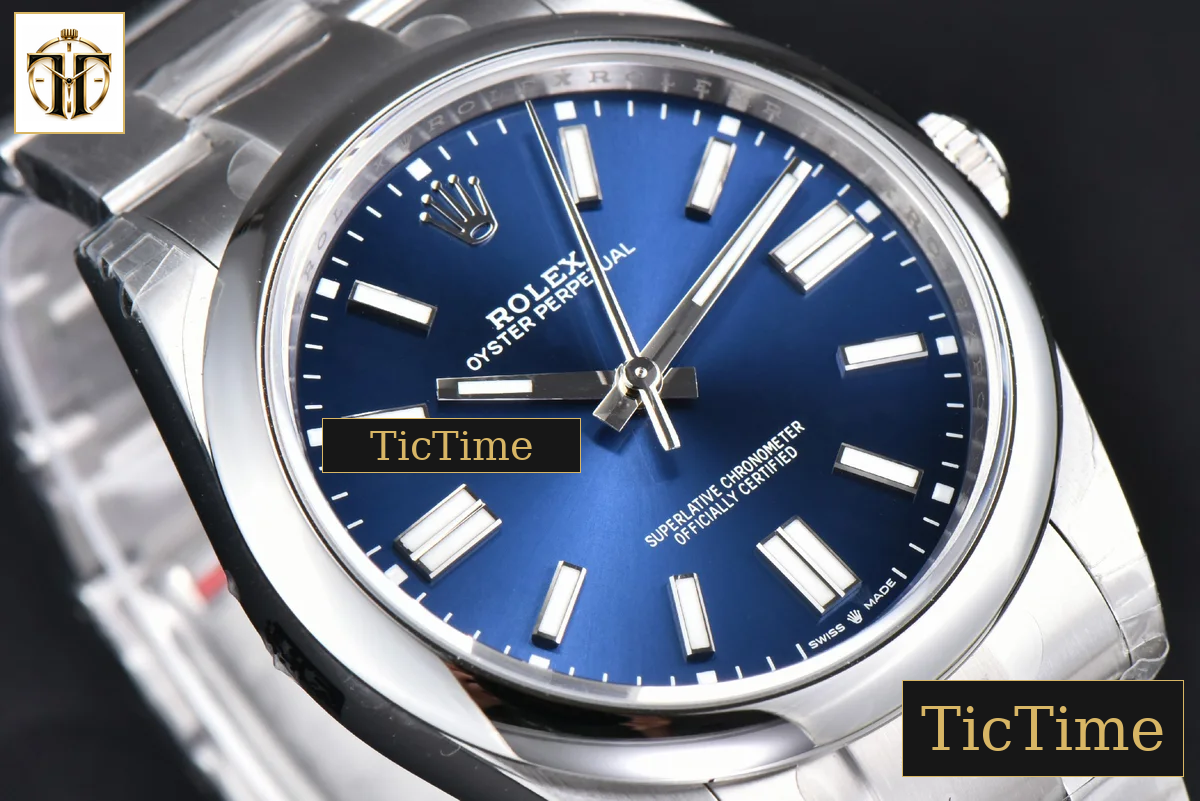Oyster Perpetual 904L 124300 41mm VSF Blue Dial Oyster Bracelet VS3235 — foto 14