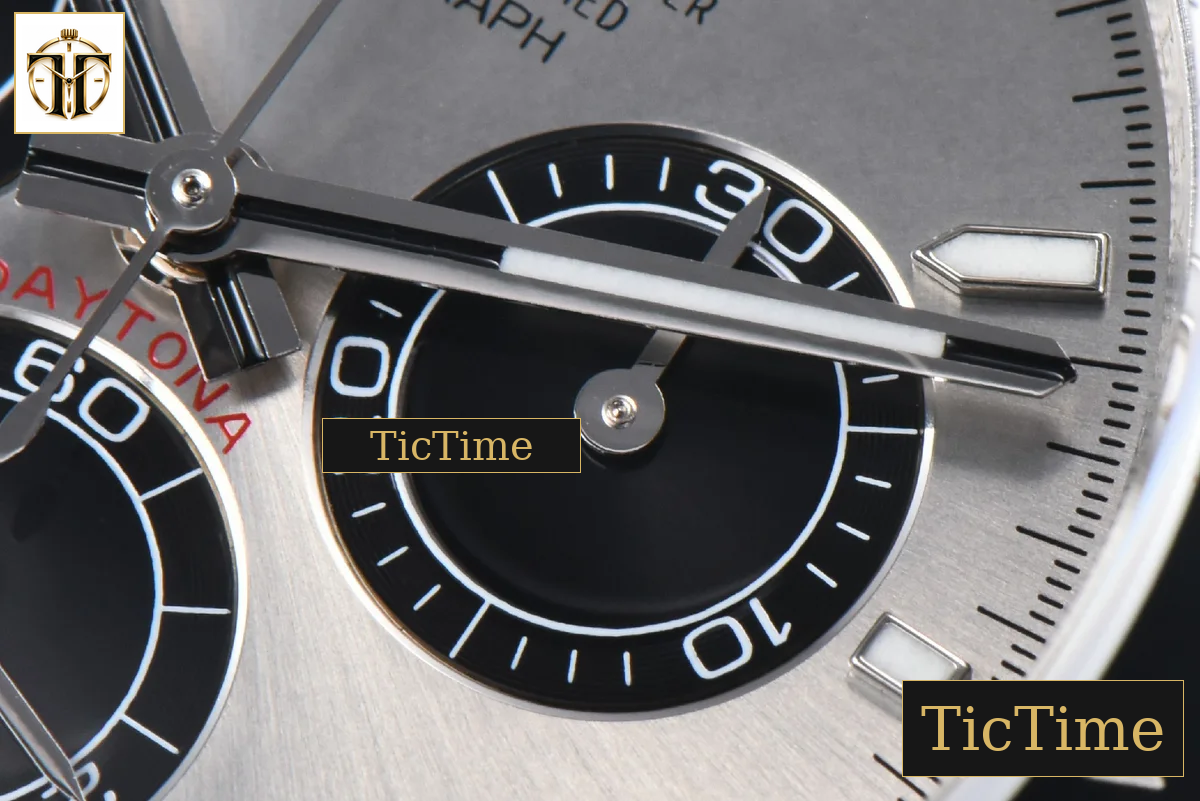 Daytona 126519 40mm BPF SS Black Bezel Grey Dial Black Subdial Black Oysterflex Strap SH4131 — foto 7