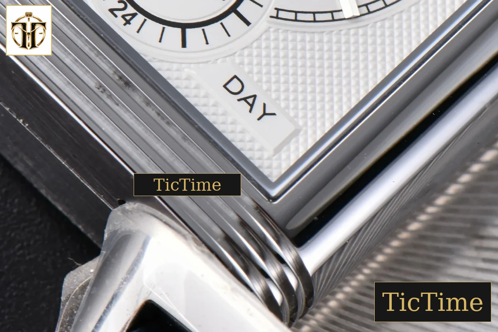 Master Reverso Tribute Small Seconds 30x47mm MGF Blue Dial Blue Leather Strap A854A — foto 20