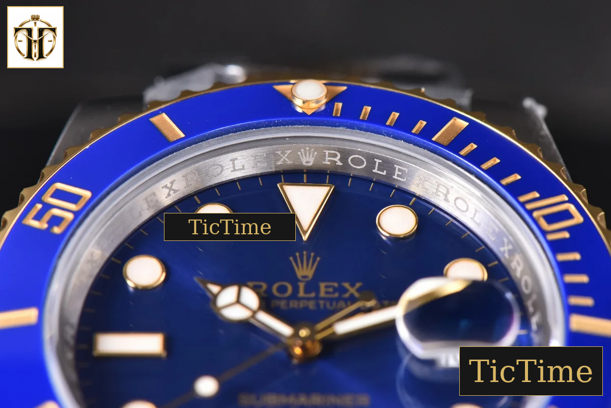 Submariner LB 904L 116613 40mm VSF Blue Ceramic YG/SS Bracelet VS3135 — foto 14