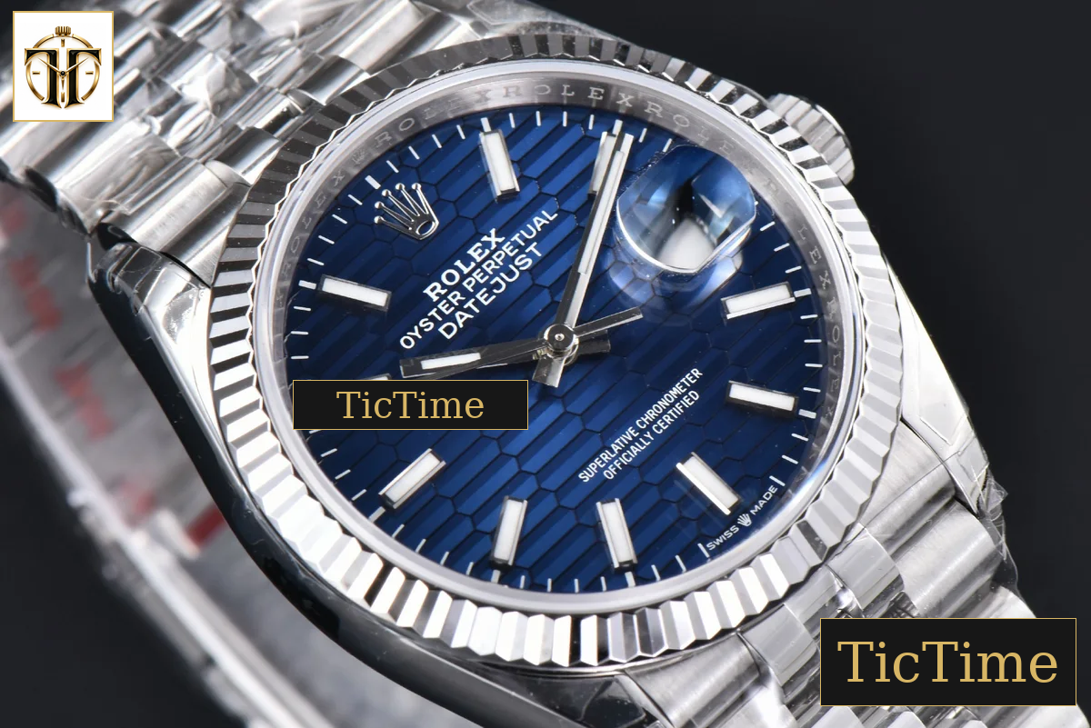 DateJust 904L 36mm VSF Blue Motif Dial Jubilee VS3235 — foto 15