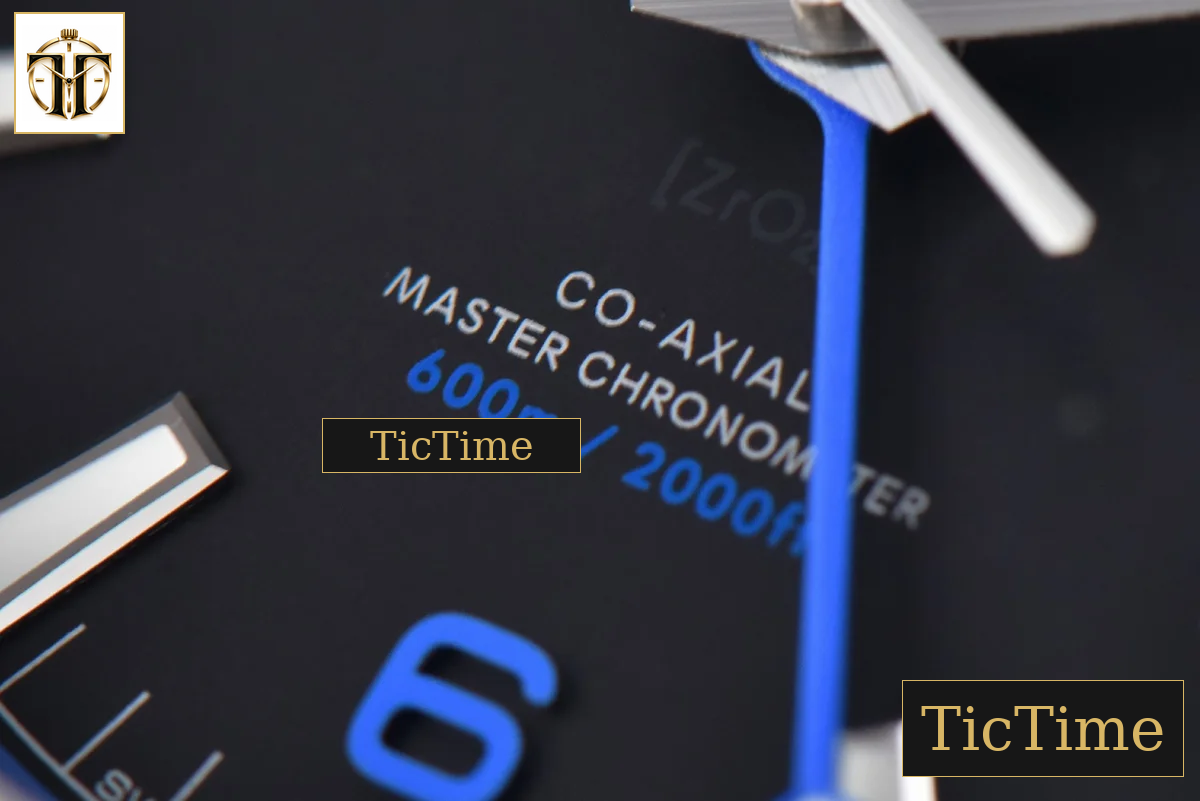 Planet Ocean 600m Deep 45.5mm VSF Black Ceramic Black/Blue Dial Black Rubber Strap A8906 — foto 6