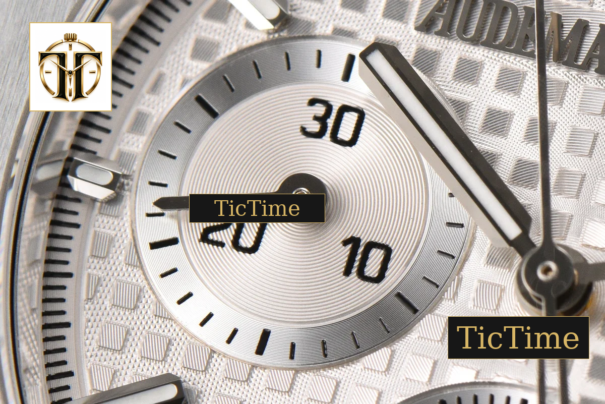 Royal Oak Chrono 26240 ZF SS White Dial SS Bracelet (V2 free sprung ) SA4401 — foto 25