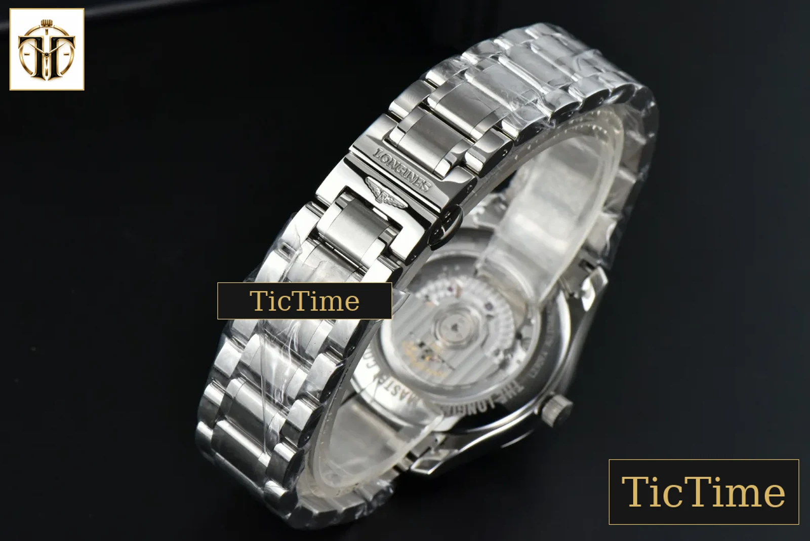 Master Moonphase 40mm GF Blue Dial Stick Marker SS Bracelet A899 — foto 14