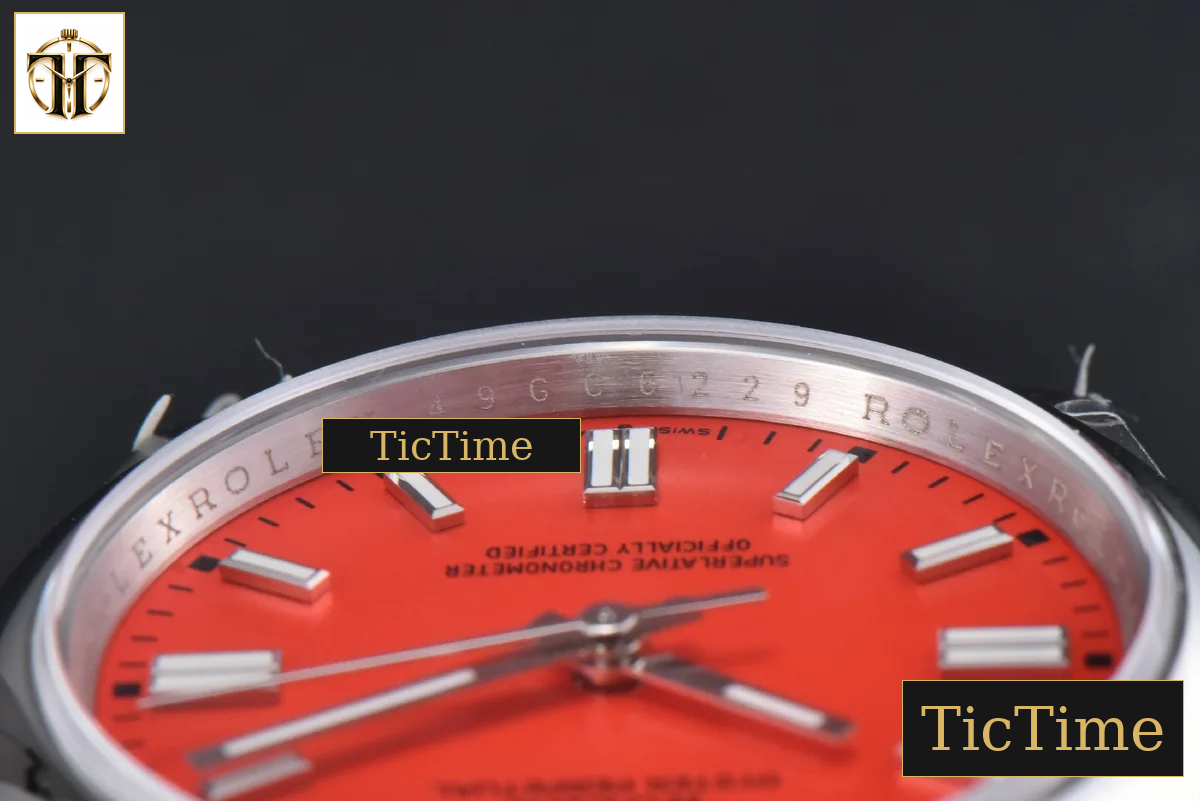 Oyster Perpetual 904L 126000 36mm GMF Red Dial SS Bracelet VR3230 — foto 13