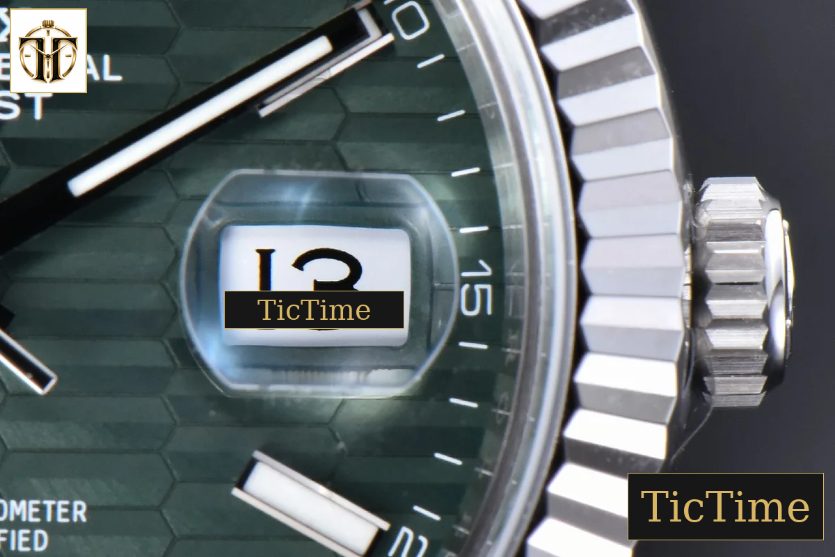 DateJust 904L 126334 41mm VSF Green Motif Dial Jubilee Bracelet VS3235 — foto 9