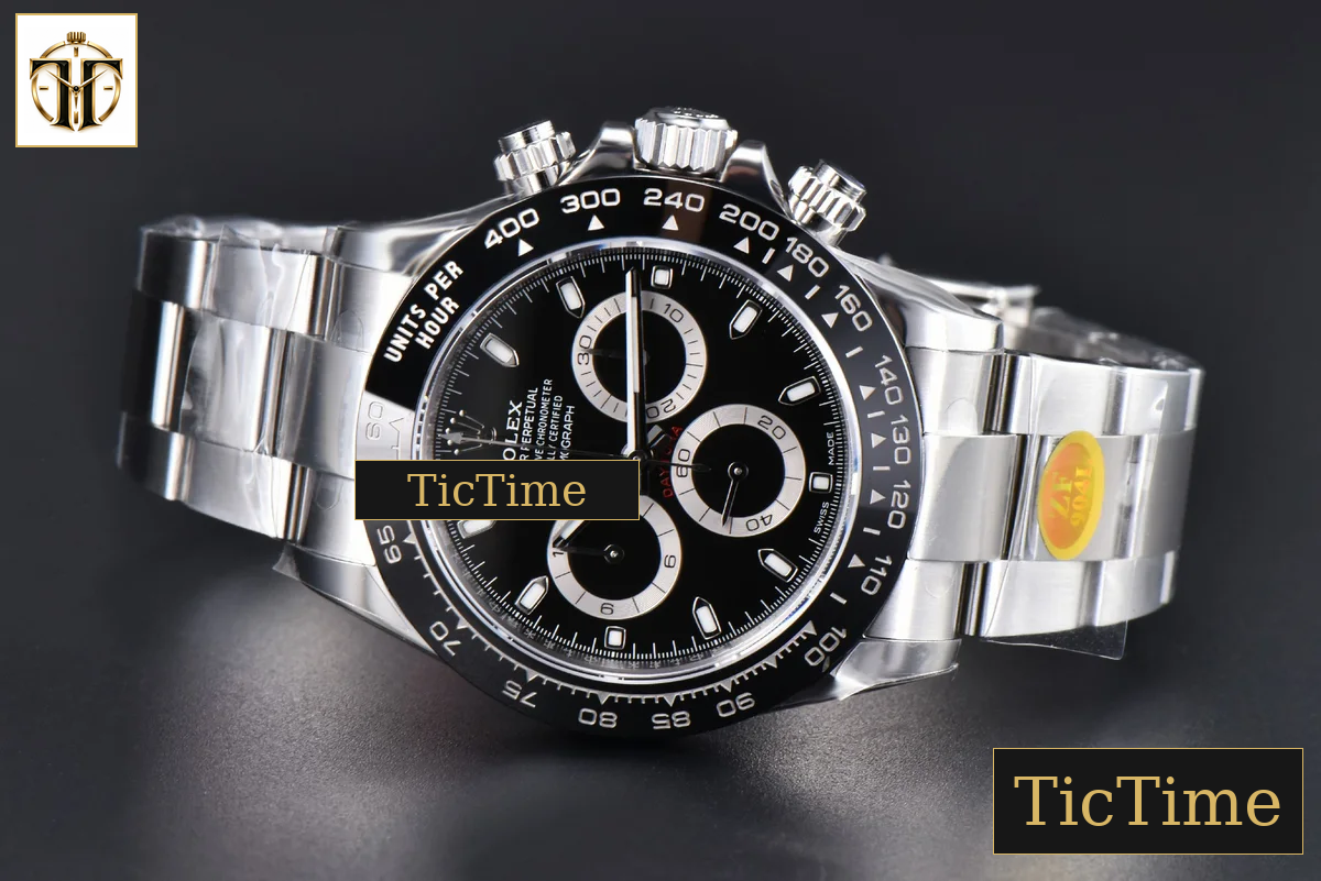 Daytona 116500 ZF SS Black Dial SS Bracelet SA4130 — foto 16