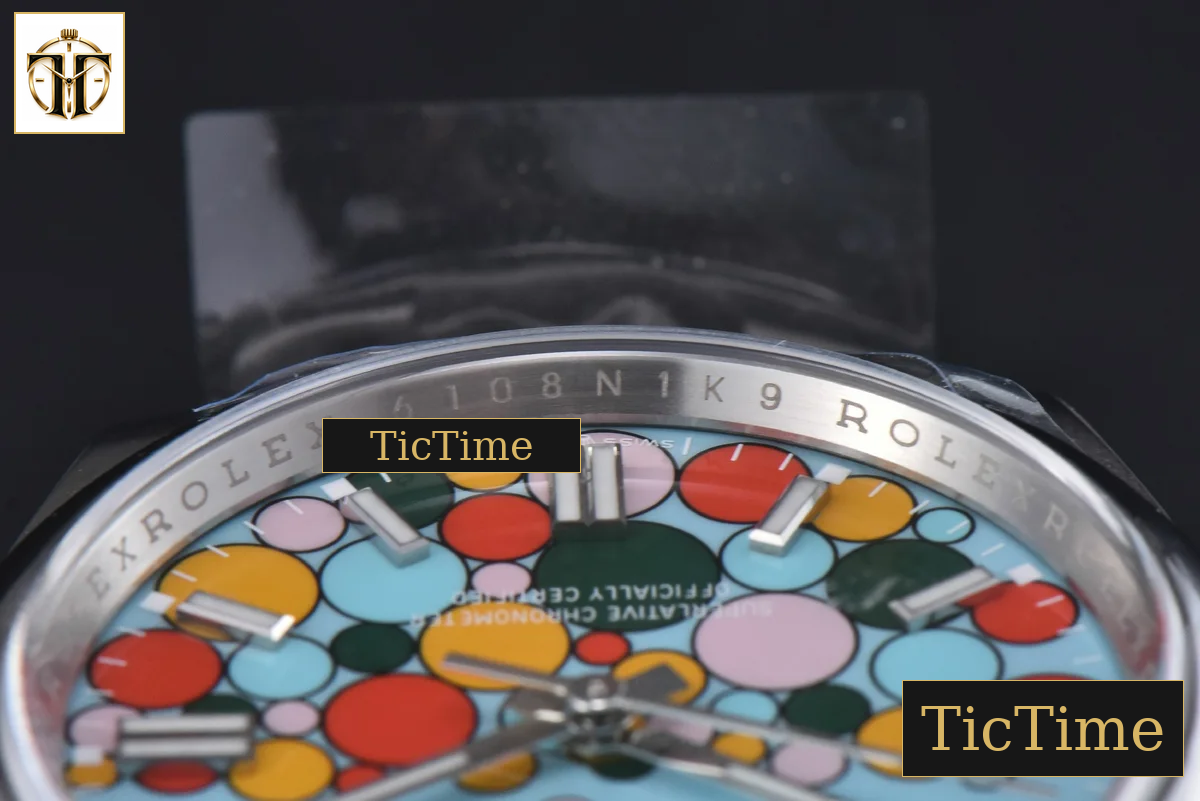 Oyster Perpetual 904L 126000 36mm Clean Factory Tiffany Blue Celebration Ballon Dial SS Bracelet VR3230 — foto 12