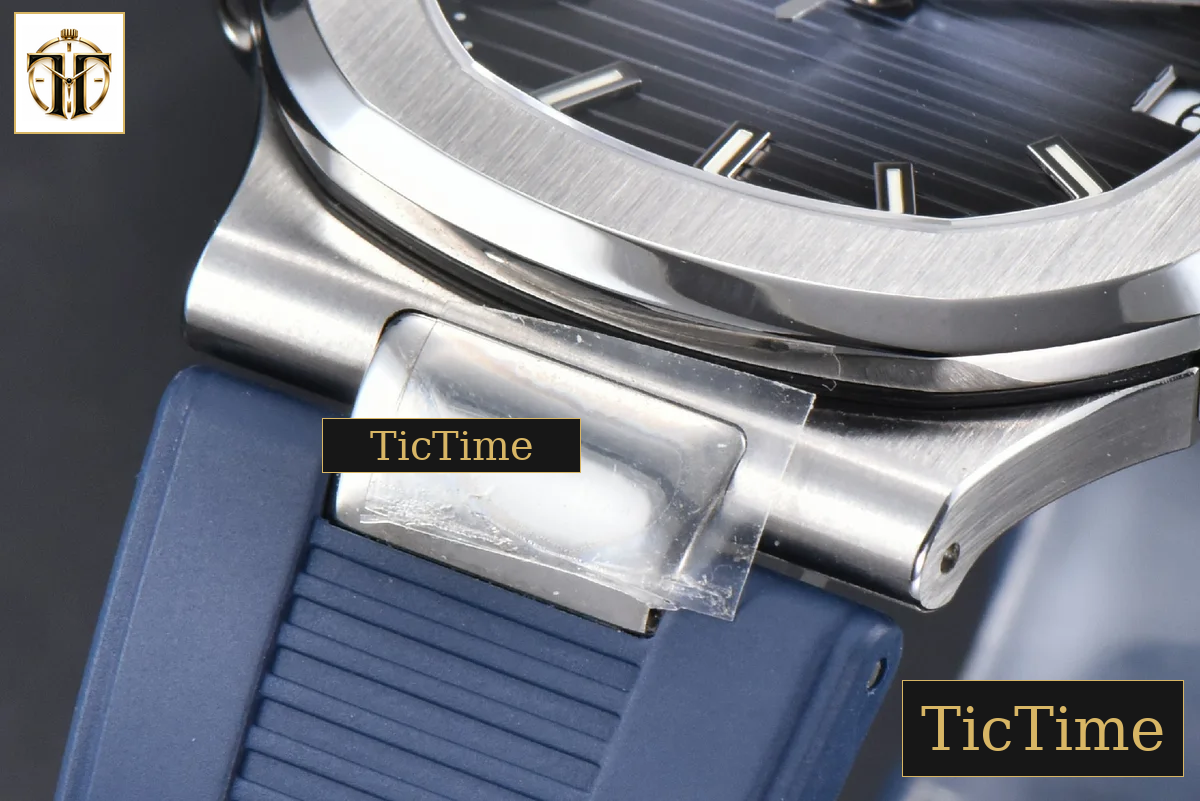 Nautilus 5711 40mm PPF Blue Dial Blue Rubber Strap V5 A324SC — foto 9
