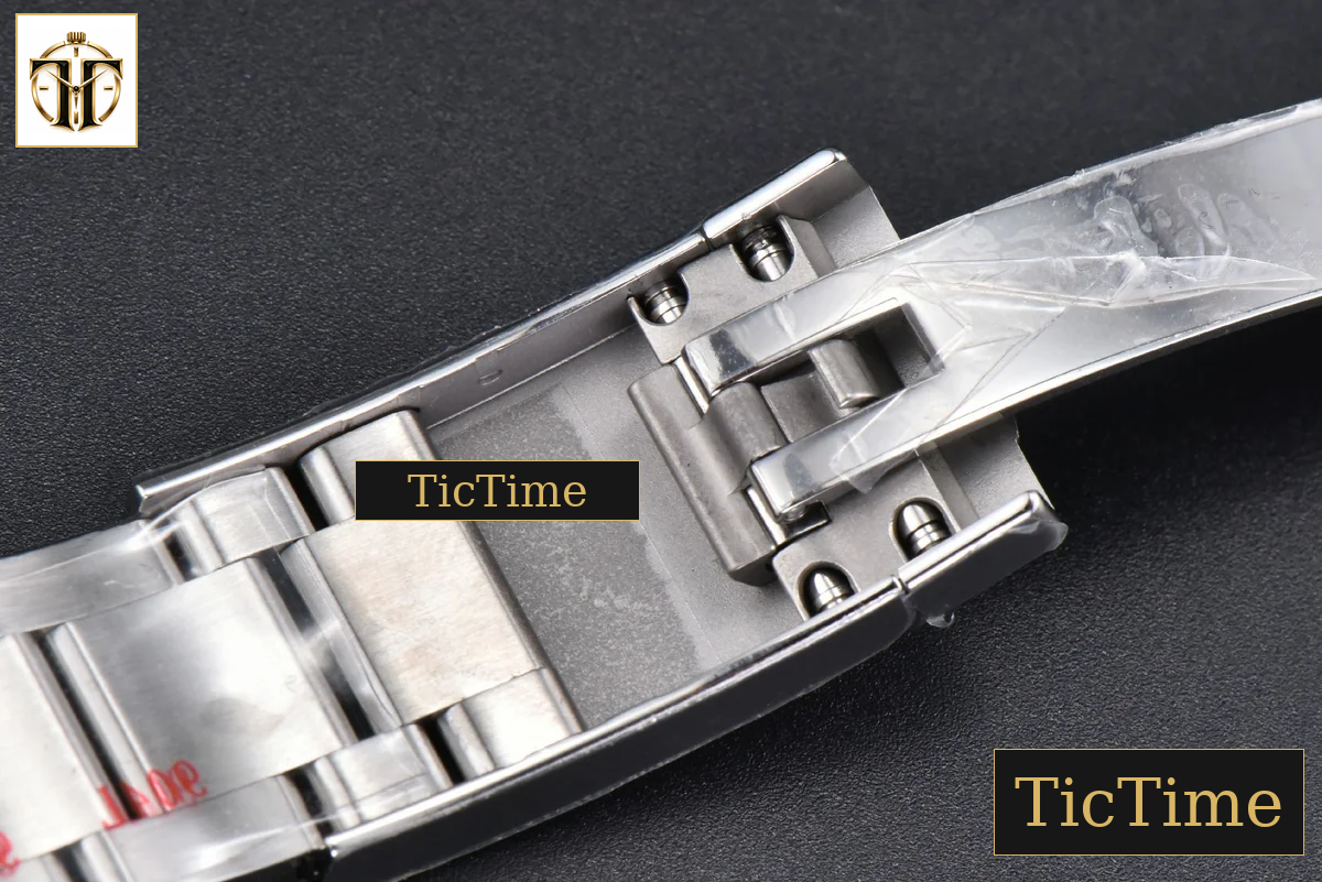 Oyster Perpetual 904L 124300 41mm Clean Factory Yellow Dial SS Bracelet VR3230 — foto 31