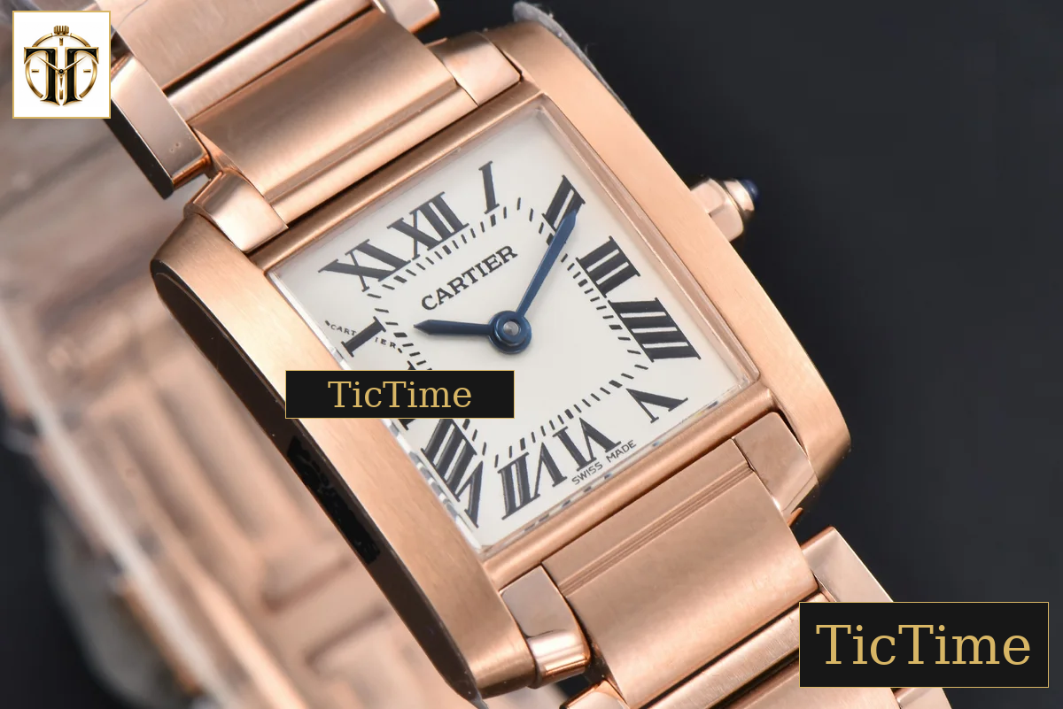 Tank Francaise Small 25.7mmx21.2mm 8848F RG Bracelet Quartz — foto 11