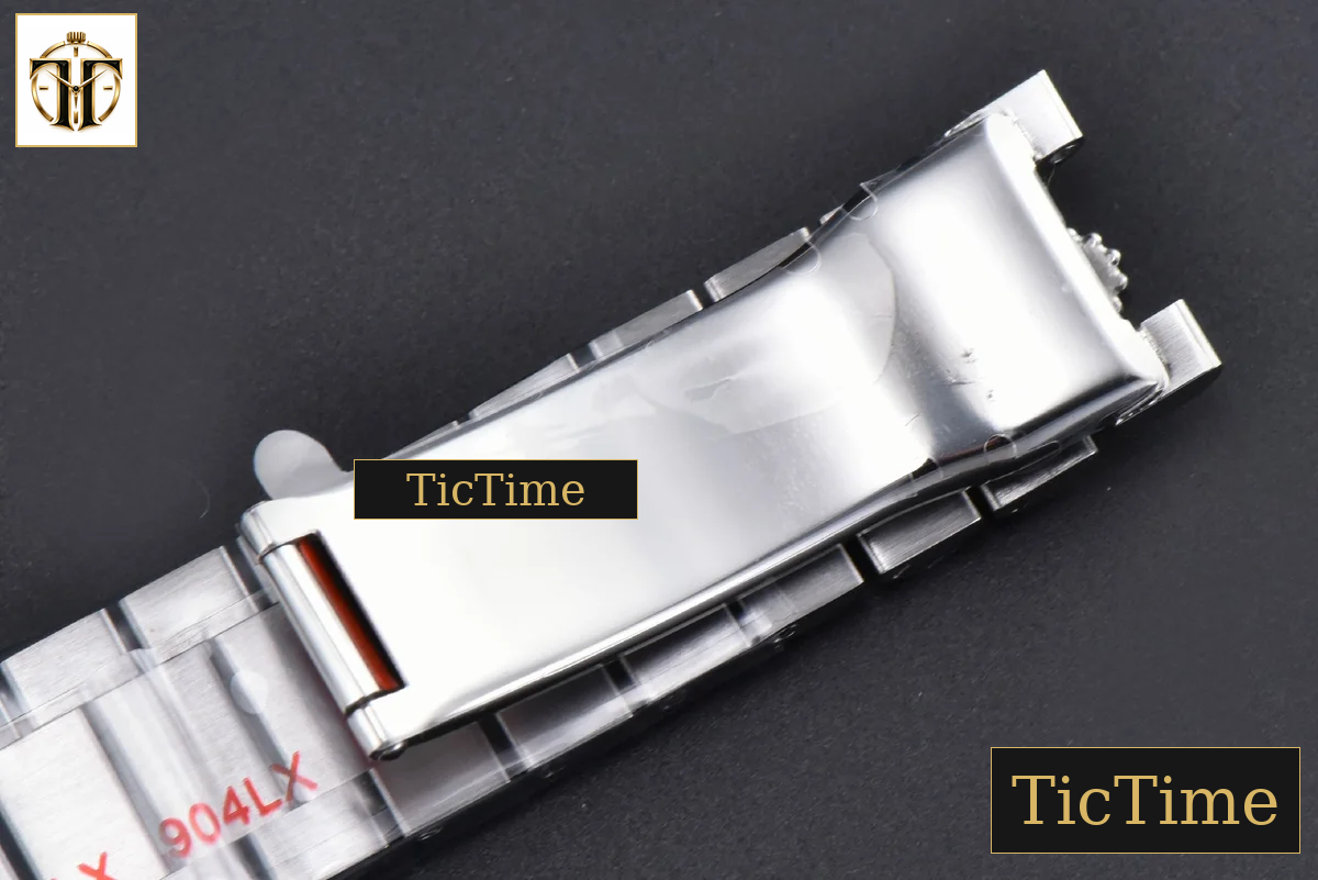 DayDate 36mm GMF SS Diamond Bezel White Dial Roman Marker President Bracelet (Tungsten) A2836 — foto 38