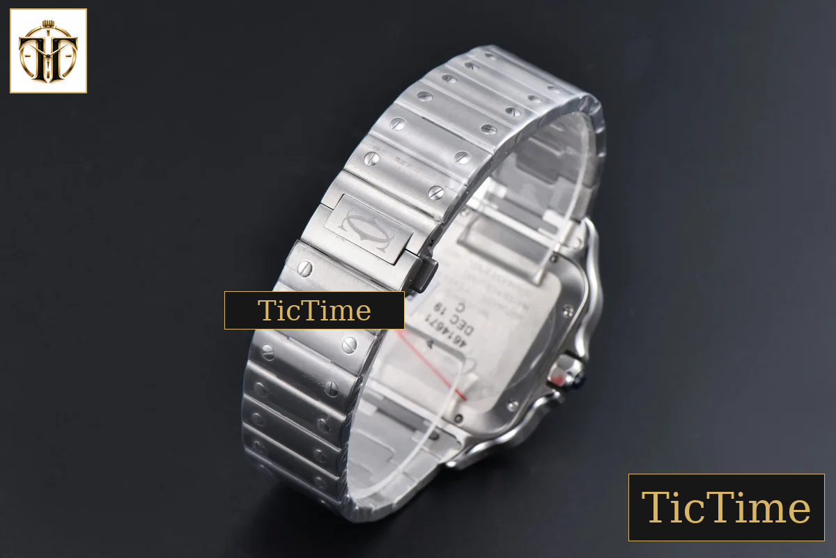 Santos de Cartier XL 40mm AF SS Blue Dial Blue Bezel SS Bracelet Miyota 9015 — foto 30