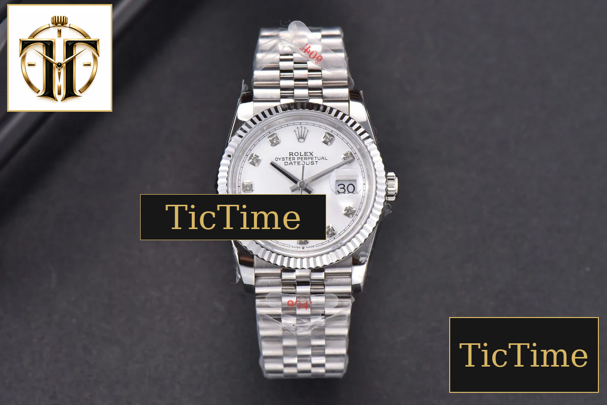 DateJust 36mm GMF SS White Dial Diamond Marker Jubilee Bracelet VR3235 — foto 2