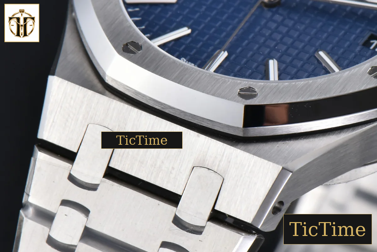 Royal Oak “50th Anniversary” 15510 41mm APSF SS Blue Dial SS Bracelet V2 Free Sprung SA4302 — foto 10