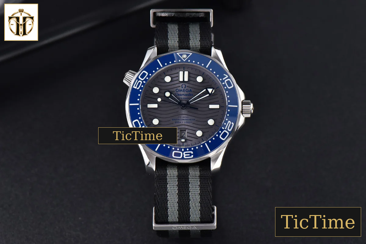 Seamaster Diver 300M 42mm VSF Gray Dial Nylon Strap A8800 — foto 3