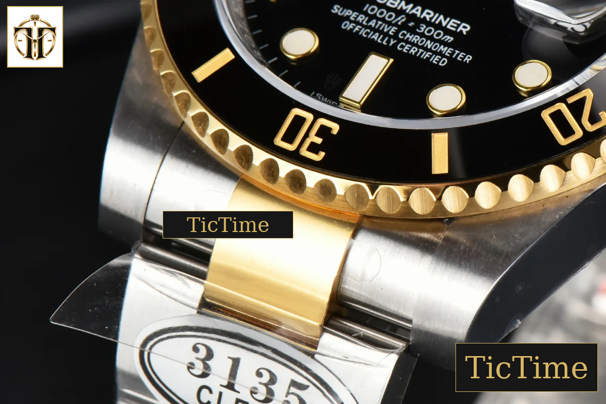 Submariner LN 116613 40mm Clean Factory YG/SS Black Ceramic Black Dial YG/SS Bracelet VR3130 — foto 14