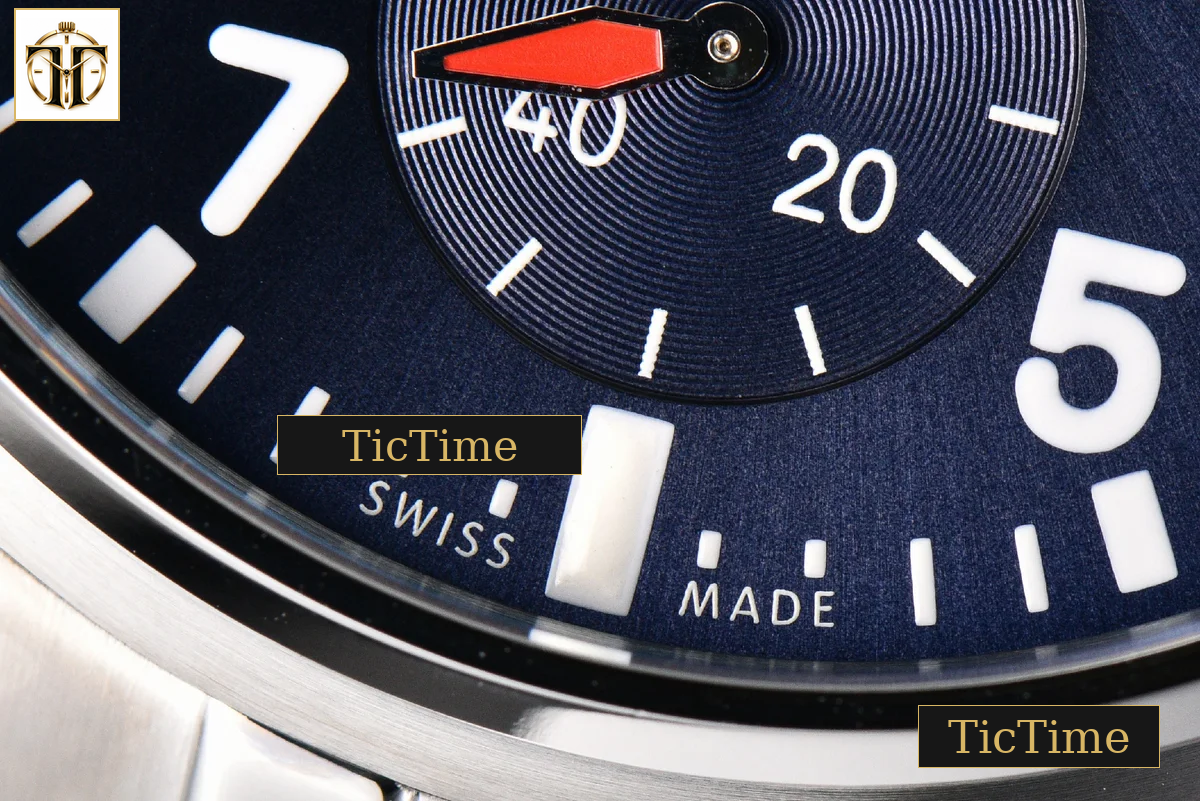 Pilot Chrono IW388102 41mm APSF Blue Dial SS Bracelet SA69385 — foto 10