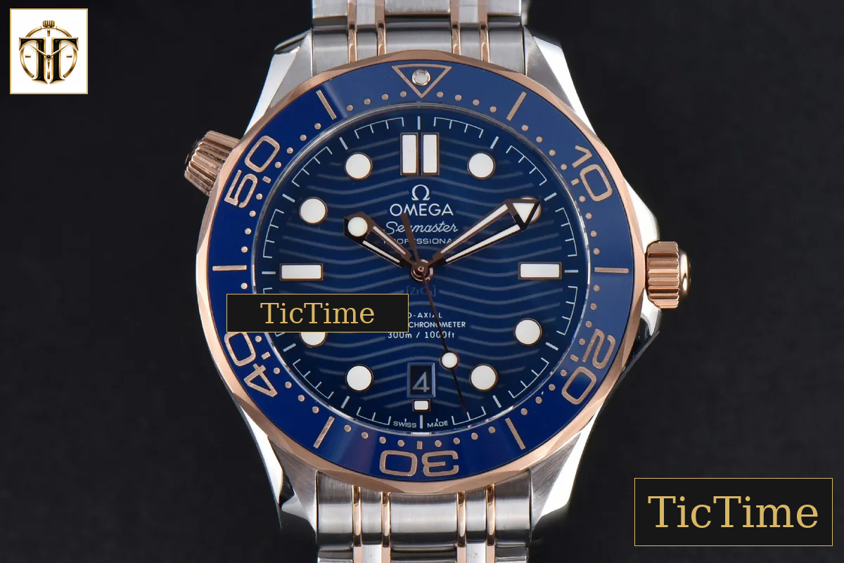 Seamaster Diver 42mm VSF RG/SS 300M Blue Dial RG/SS Bracelet A8800 — foto 2