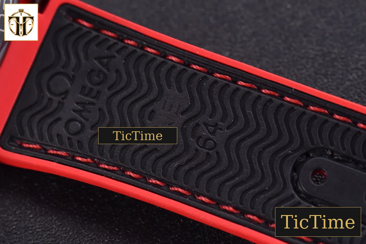 Planet Ocean Deep 45.5mm VSF Black red Ceramic Black Nylon Strap A8906 — foto 25