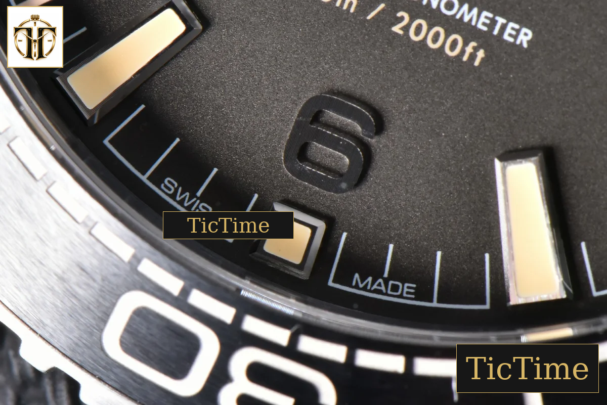 Planet Ocean 43.5mm VSF Black Black Dial Rubber Strap A8900 — foto 7