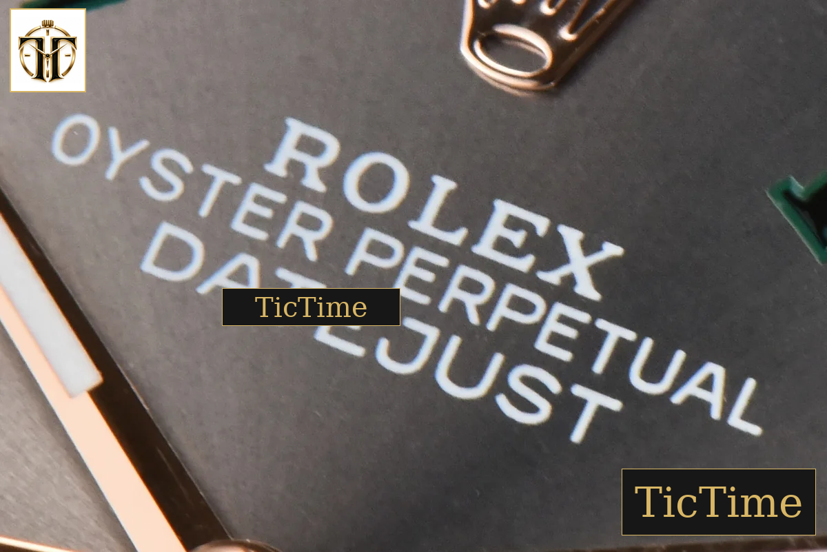 DateJust 36mm BPF RG/SS Smooth Bezel Gray Wimbledon Dial Jubilee Bracelet A2824 — foto 5