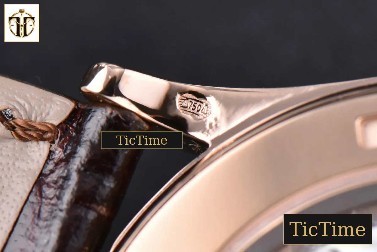 Calatrava 5296R 38mm ZF RG Ivory Dial Brown Leather Strap 9015 — foto 19