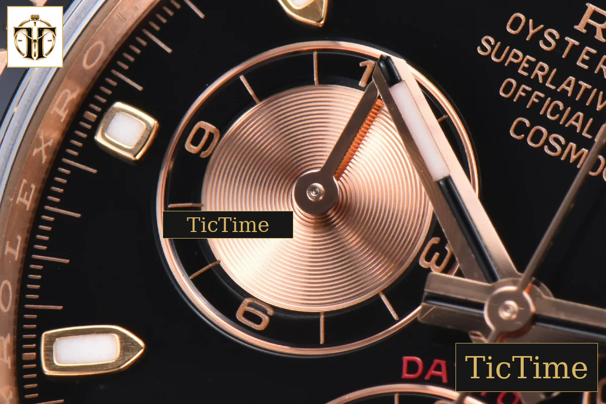 Daytona 116515 40mm Clean Factory RG Ceramic Black RG Subdials Oysterflex Strap 4130 — foto 6