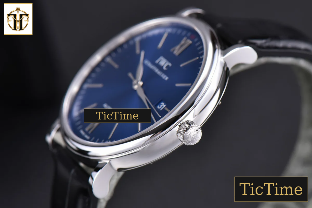 Portofino ‘150 Years’ 40mm V7F Blue Dial ‘Red 60’ Black Leather Strap / A2892 — foto 11