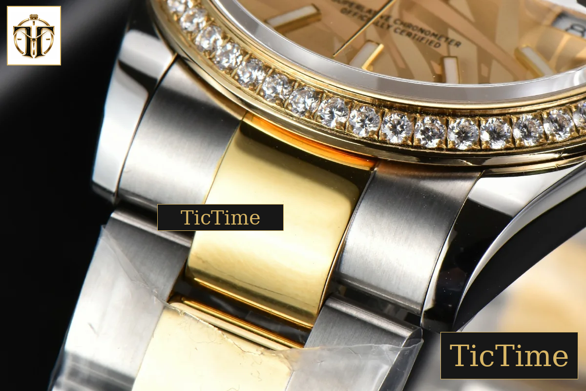DateJust 36mm BPF YG/SS Diamond YG Plam Dial Oyster Bracelet A2824 — foto 10
